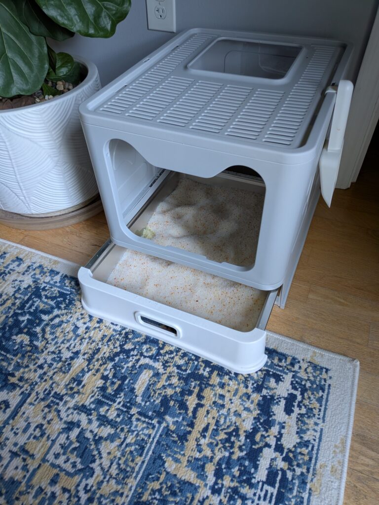 Metal Pan Litter Box Dual Entry