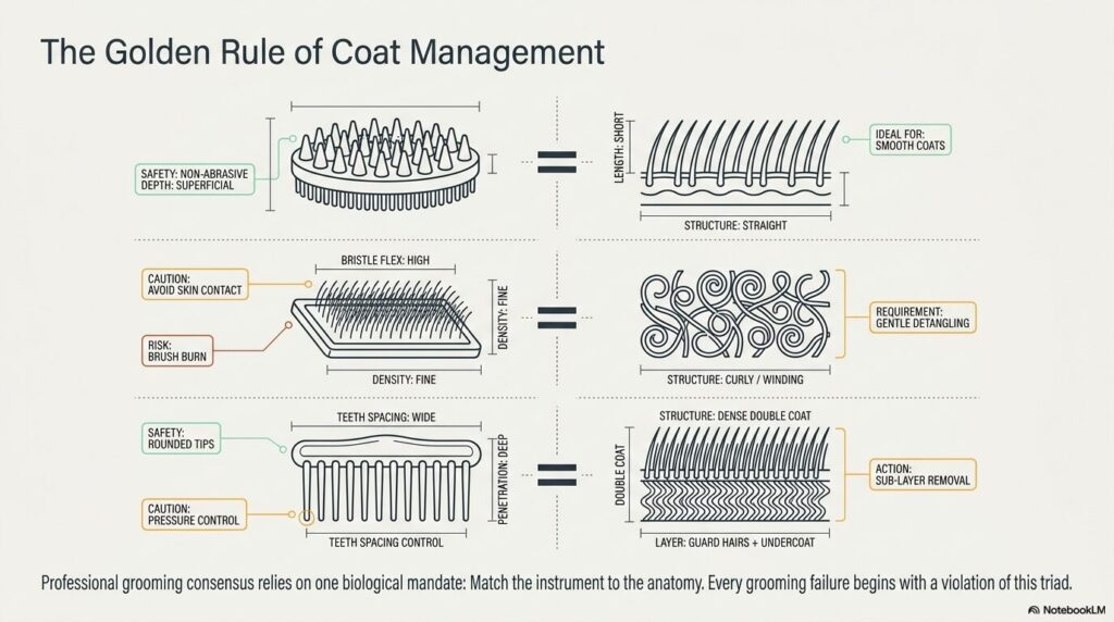 Coat Types Match the right brush type with dog hair style