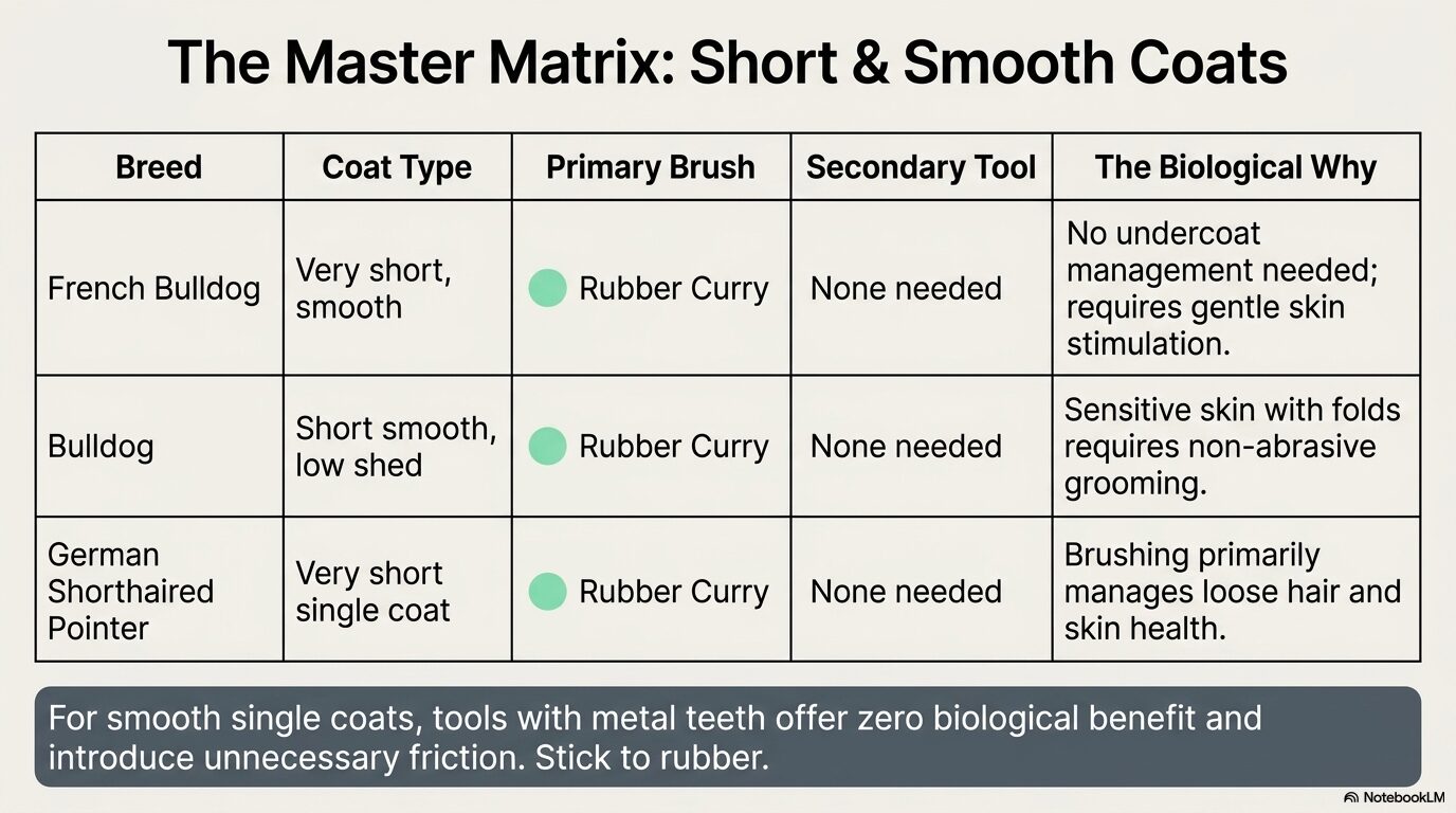 Short and Smooth Coats